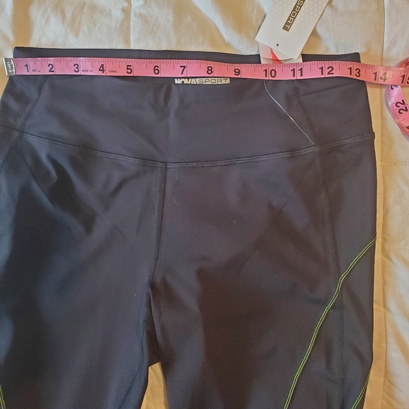 Nova Sport Womens black stitched up active Leggings in sculpt tech size M NWT - Picture 6 of 14